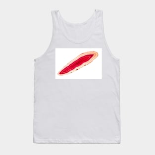 Red agate slice mineral Tank Top